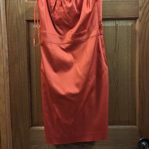 Nine West Coral Asymmetrical Cocktail Dress - Great for weddings!